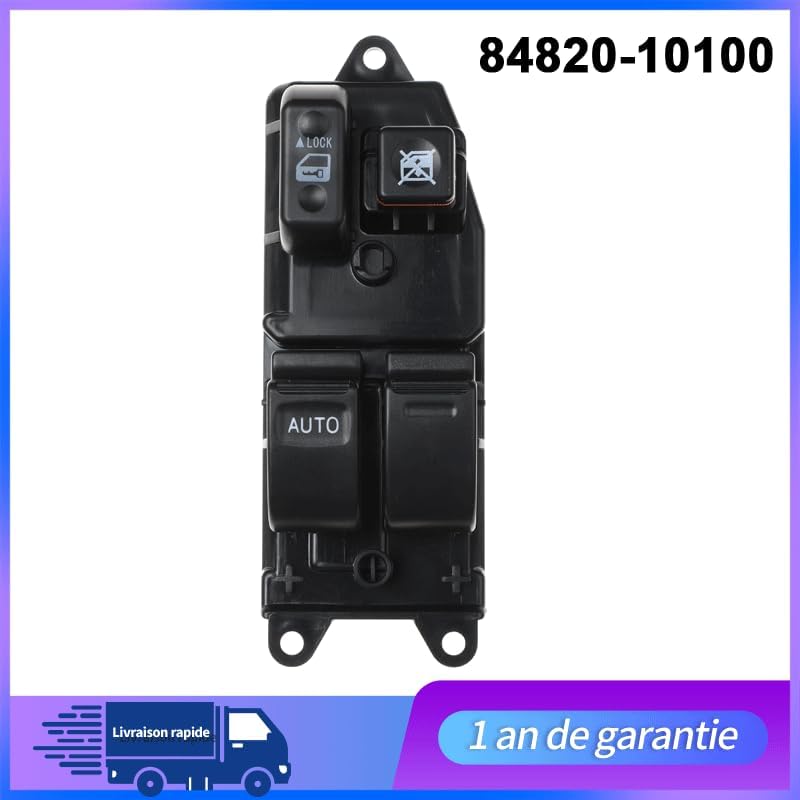 ya 4 8.8 Commande Bouton Leve Vitre Pour for Toyota Yaris Hilux Land Cruiser 84820-10100 Neuf