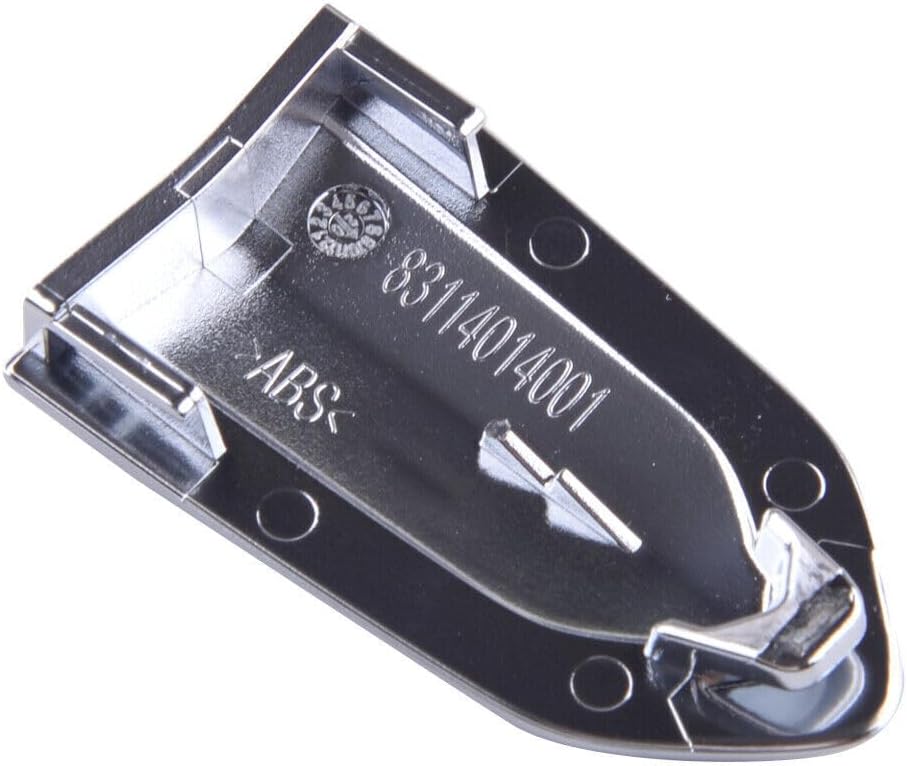 ya 2 8.15 2 Pieces Door Lock Cylinder Chrome Cover for Cadillac ATS XTS XT5 CT6 CTS abs