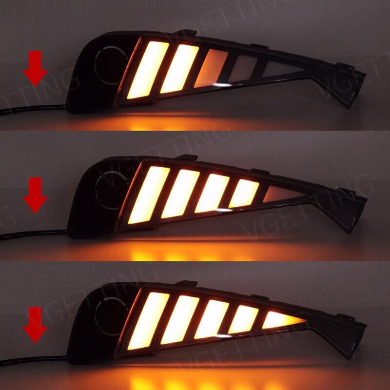ya 2 8.15 LED DRL daytime running fog light with turn signal suitable for Toyota 2020-2021 C-HR CHR