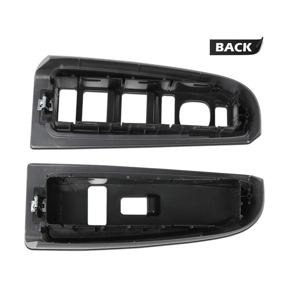 ya 6 8.14 Front Dark Gray Window Switch Trim Bezel Fits 2003-2007 Silverado Sierra