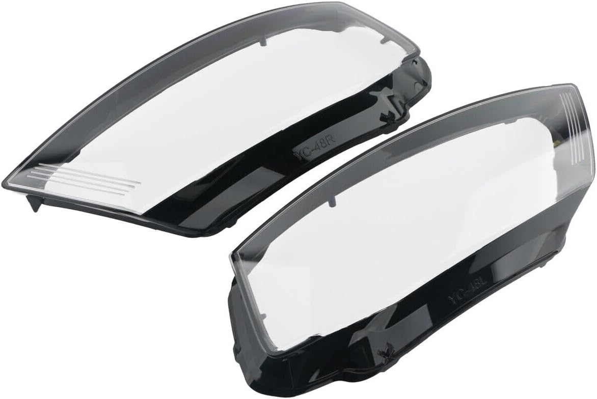 ya 7 8.24 baidi Headlight Cap Headlamp Lens Cover for Audi A3 8P S-line S3 RS3 08-12 Left+Right