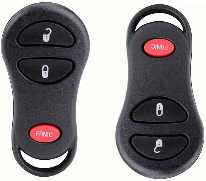 ya 9 10.24 2X Key Fob Remote for 2002 2003 2004 2005 for Dodge for Ram 1500 2500 3500