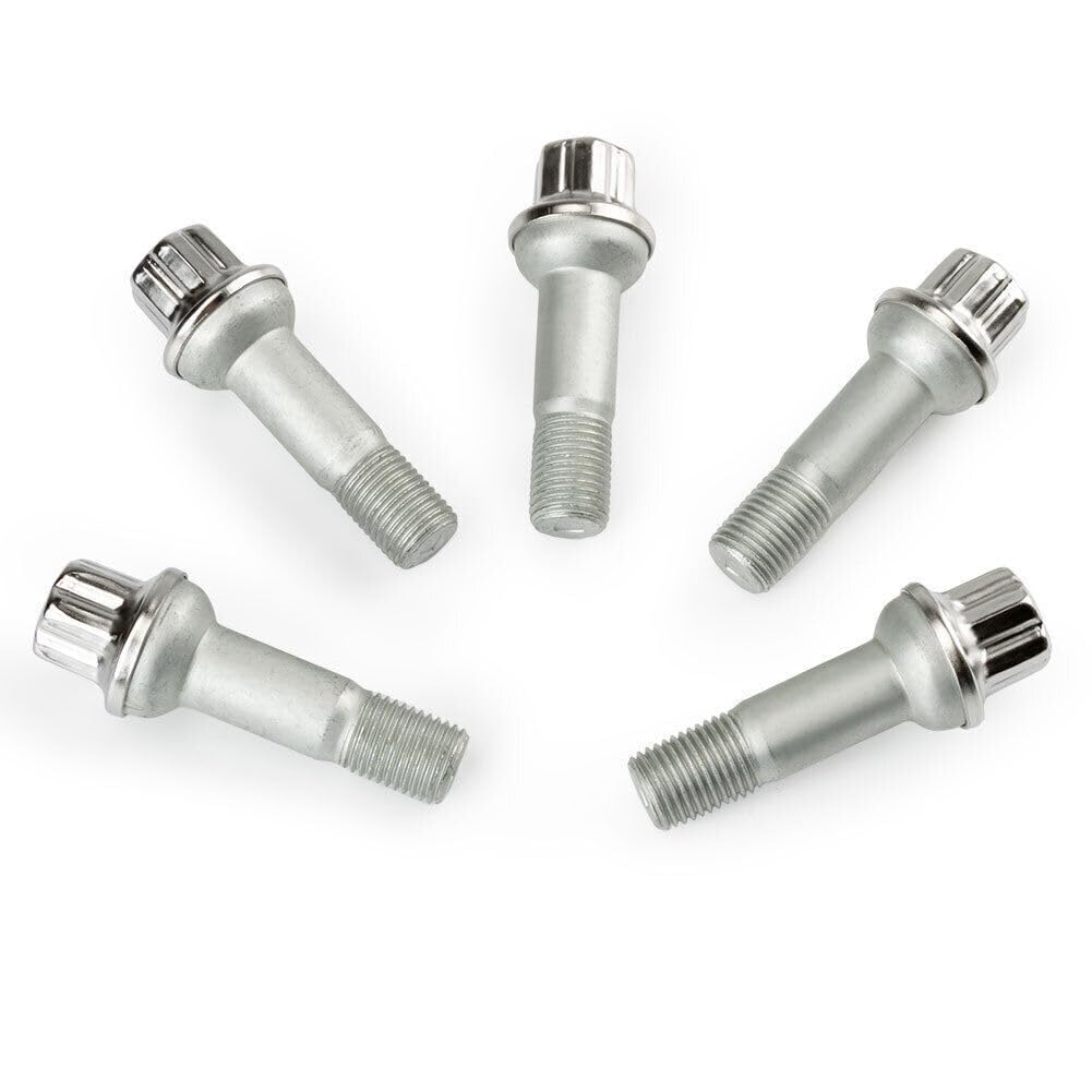 ya 5 8.10 5X for Mercedes Stainless Steel Wheel Lug Bolt 2 5/8 W164 W166 X204 0009905407