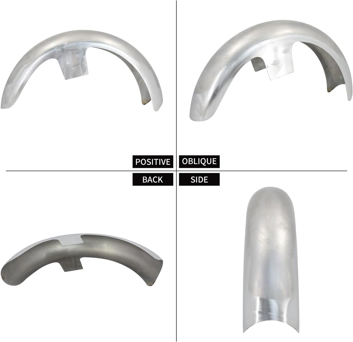 ya 7 8.24 baidi 120 R21 Wrap Front Unpainted Fender Fit for Harley Touring Glide FLH 1986-later