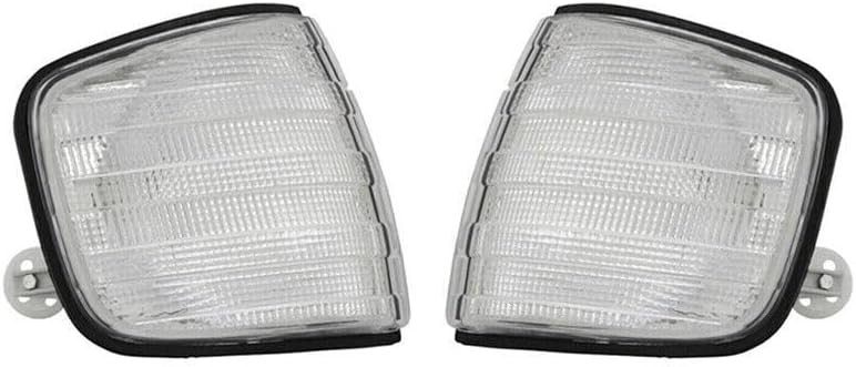 ya 2 8.15 A pair of transparent front corner lights suitable for Mercedes-Benz W126 260SE 280SE 300SE 380SE 420SE