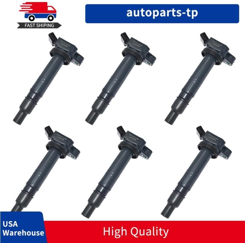 ya 9 10.24 6PCS New Ignition Coil For 05-12 for Toyota Tacoma 4.0L 2.7L UF495 90919-02248