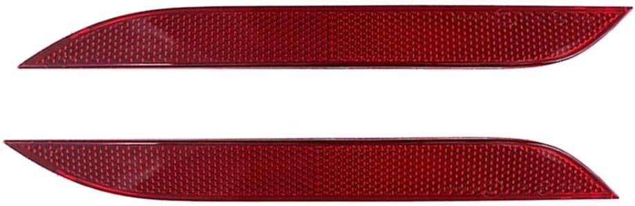 ya 27 10.13 baidi 2X Rear Left+Right Bumper Reflector Red Plastic for Fortwo 2016 2017 2018