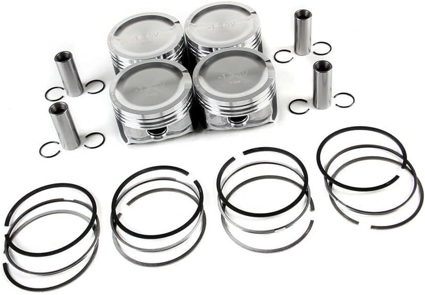 ya 4 8.24 baidi 4x AWM AWP Piston & Ring for Audi for A4 A3 for VW Beetle for Golf GTI for JETTA for Passat 1.8T