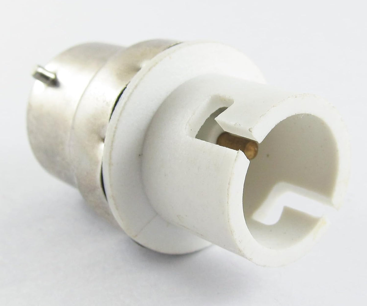 ya 26 10.21 baidi 1pc B22 Male to BA15D Female Socket Base LED Halogen CFL Light Bulb Lamp Adapter