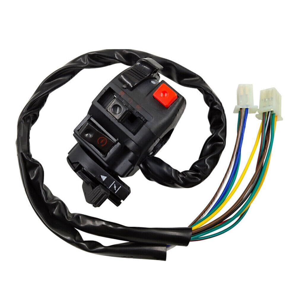 ya 12 10.8 zhengce 7/8 22mm Handlebar High/Low Beam On/Off Start Kill Headlight Throttle Switc