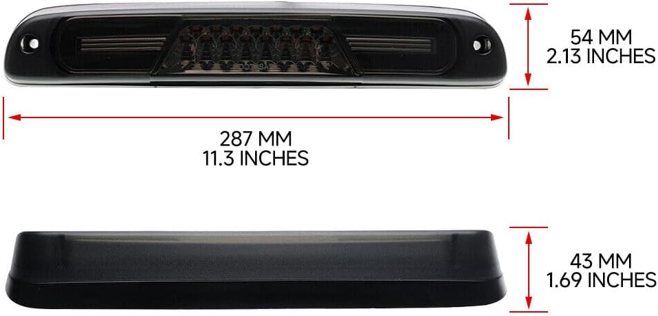 ya 7 8.24 baidi For 1999-16 for Ford F-250/350/450/550 Super Duty LED Third Brake Light Cargo Smoke