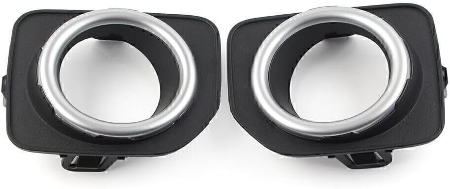 ya 10 9.16 zhengce Pair Front Bumper Fog Lamp Cover Bezels Trim for Land Rover LR4 14-2016 LR0