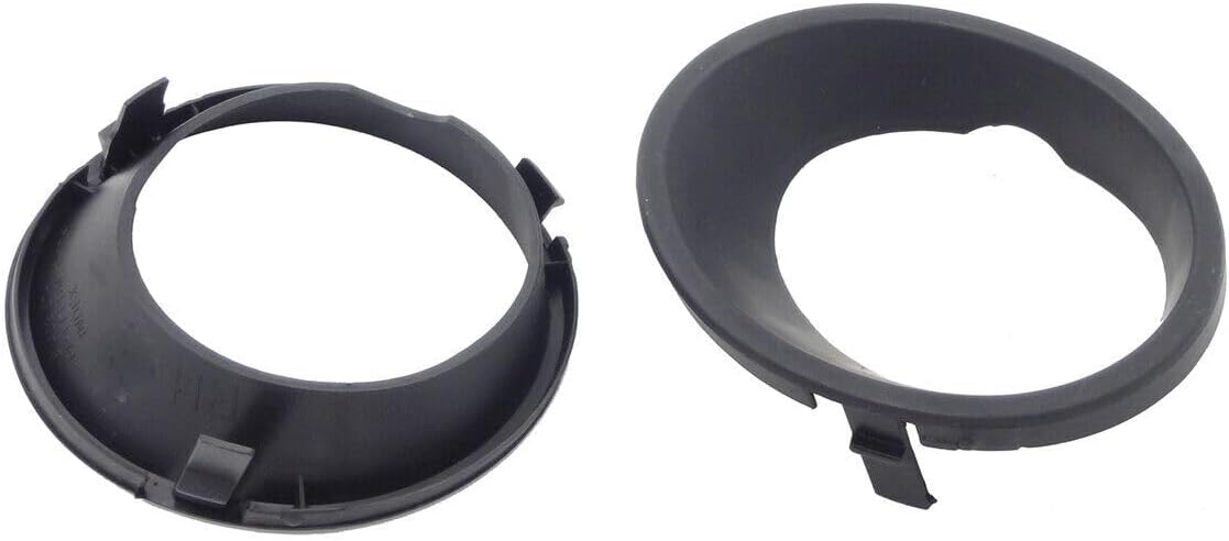 ya 10 9.16 zhengce 2PCS Front Fog Light Lamp Cover Bezel Trim Ring for BMW X5 E53 1999-2004