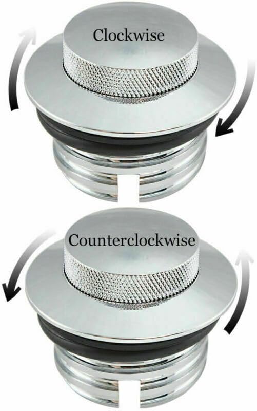 ya 13 9.15 baidi Chrome pop-out cap vented fuel tank cap kit for Harley-Davidson vehicles 1982-2010.
