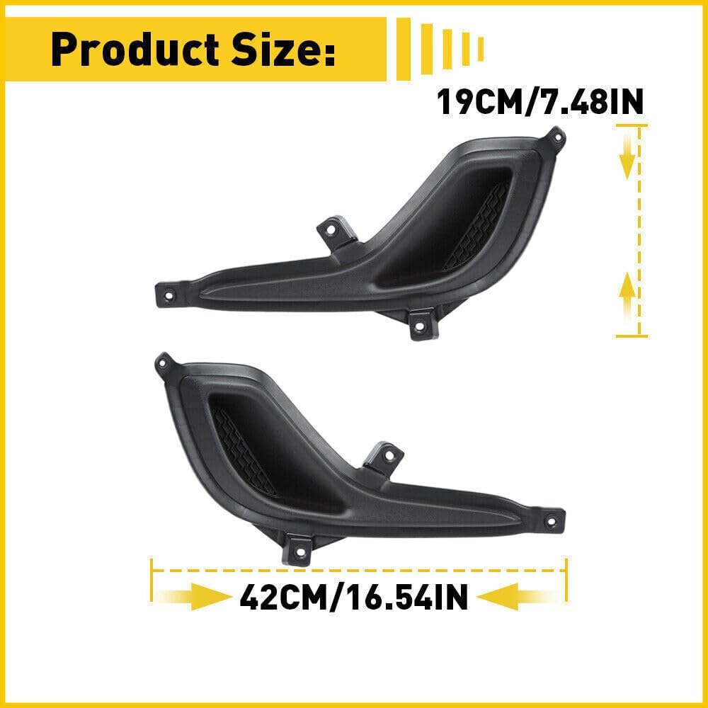 ya 10 9.16 zhengce 2PCS Left Right Front Bumper Insert Fog Light Cover for Hyundai Accent 2012