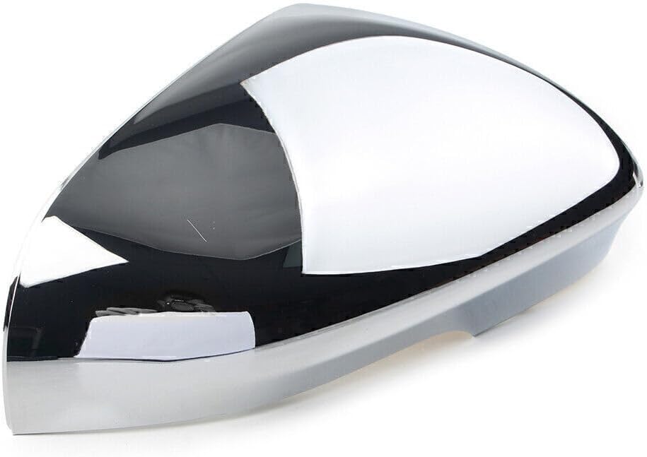 ya 11 9.14 baidifor Jaguar XF X XFR-S XJ XE XKR 1x Chrome Right Side View Mirror Cover Cap