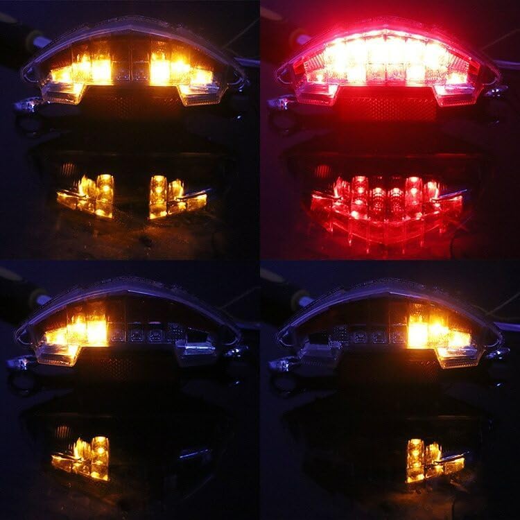 ya 10 9.16 zhengce LED Motorcycle for BMW F650GS R1200GS Rear Brake Tail Light Turn Signal Lam
