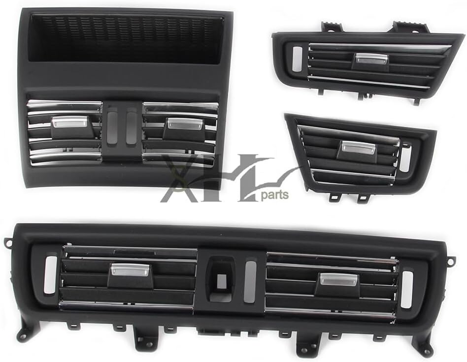 ya 10 9.16 baidi 4pcs Dash AC Air Outlet Vent Kit Fit for BMW 520i 525i 530i 5 Series
