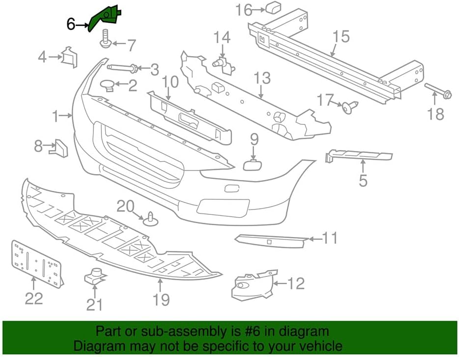 ya 6 8.24 baidi Front Bumper Clip Support Mount Holder Bracket for Jaguar XF 2016-2023