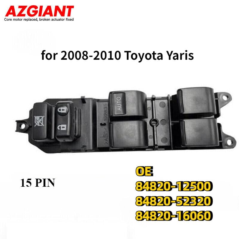 ya 4 8.8 Suitable for 2008-2010 for Toyota Yaris Power Window and Door Control Switch Driver, Front Right