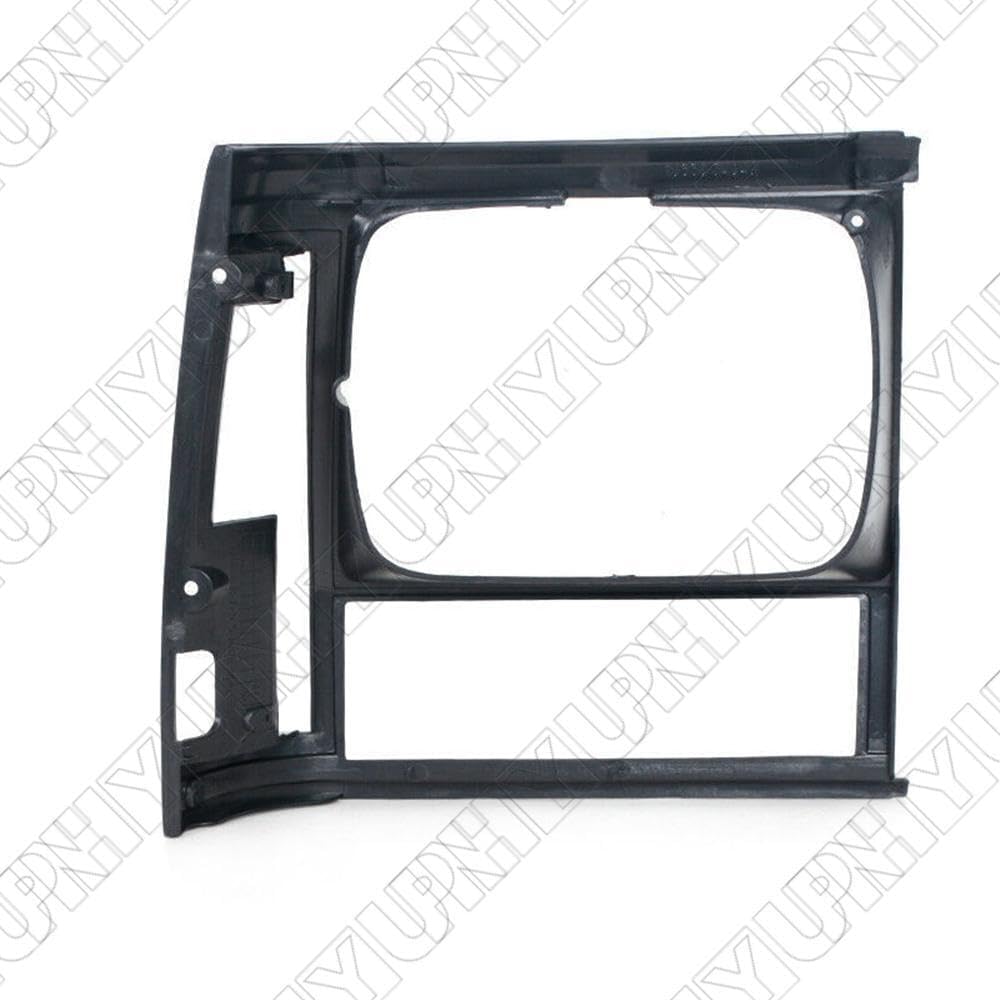 ya 9 10.24 For 1991-1996 for Jeep Cherokee Black Headlight Bezel LH & RH Set 55034078 55034079