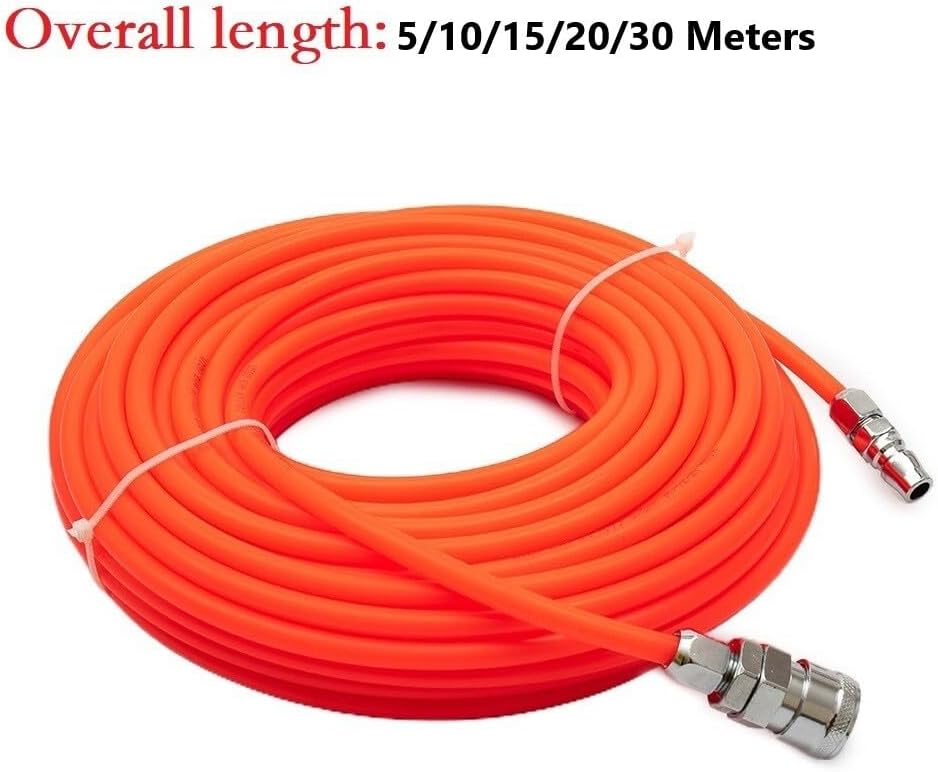 ya 14 9.20 baidi Pneumatic Straight Pipe Air Compressor Pump Hose 5 * 8mm Tube With Quick Connector-2