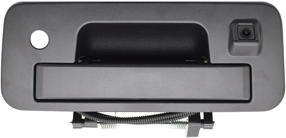 ya 9 10.24 Tailgate Handle with Camera #90606-9FM1A Black Fits 2013-2015 for Nissan Titan
