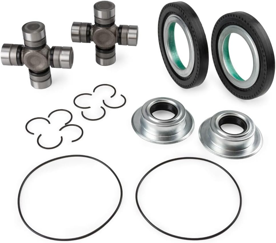 ya 4 8.8.2 for 2005-2014 for Ford F250 F350 4x4 Front Axle Seal and U Joint Kit Dana Super 60