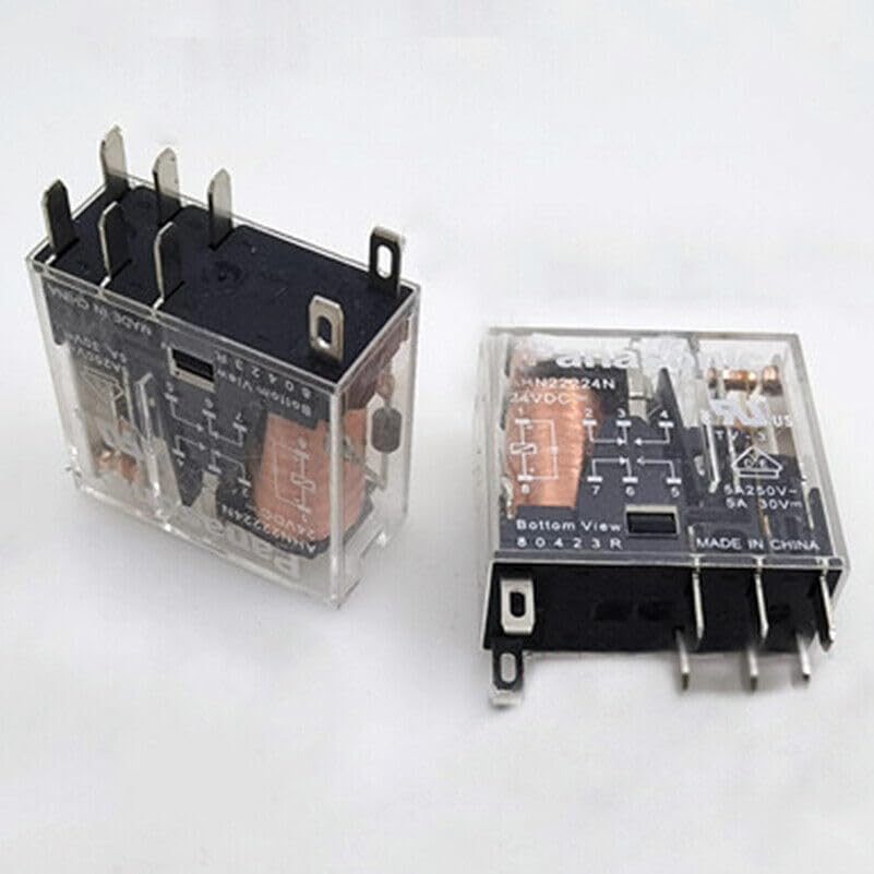 ya 16 10.20 baidi 1PC Relay AHN22224N 24VDC Power Relay 5A 250VAC 8Pins #W7*-