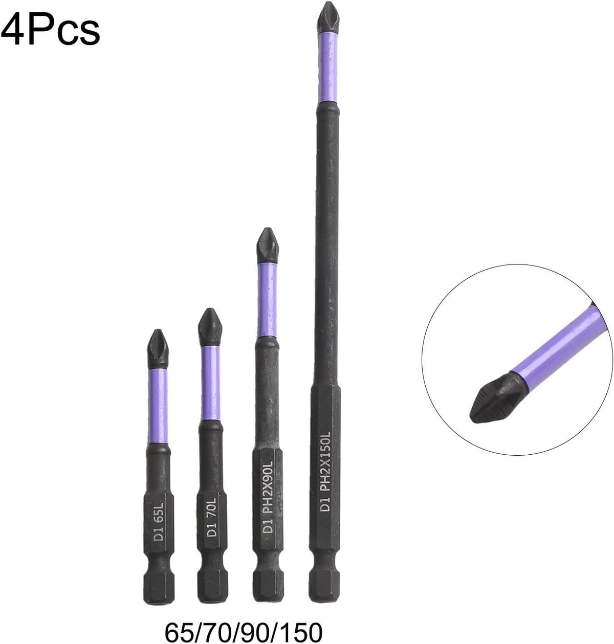 ya 26 10.21 baidi Batch Head Hand Tools Alloy Steel Cross Screwdriver Drill Bit Impact-resistant