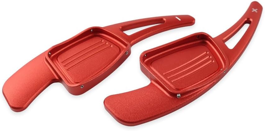 ya 4 8.14 Car Red Shifter Steering Wheel Paddle Extension for Audi TT A3/4L/5 S3/4 Q2/5/7