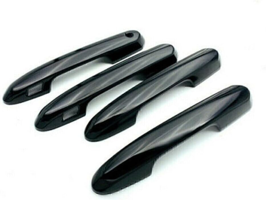 ya 5 8.10 for Toyota RAV4 2019 2020 Black Car Door Side Handles Cover Trim Decor
