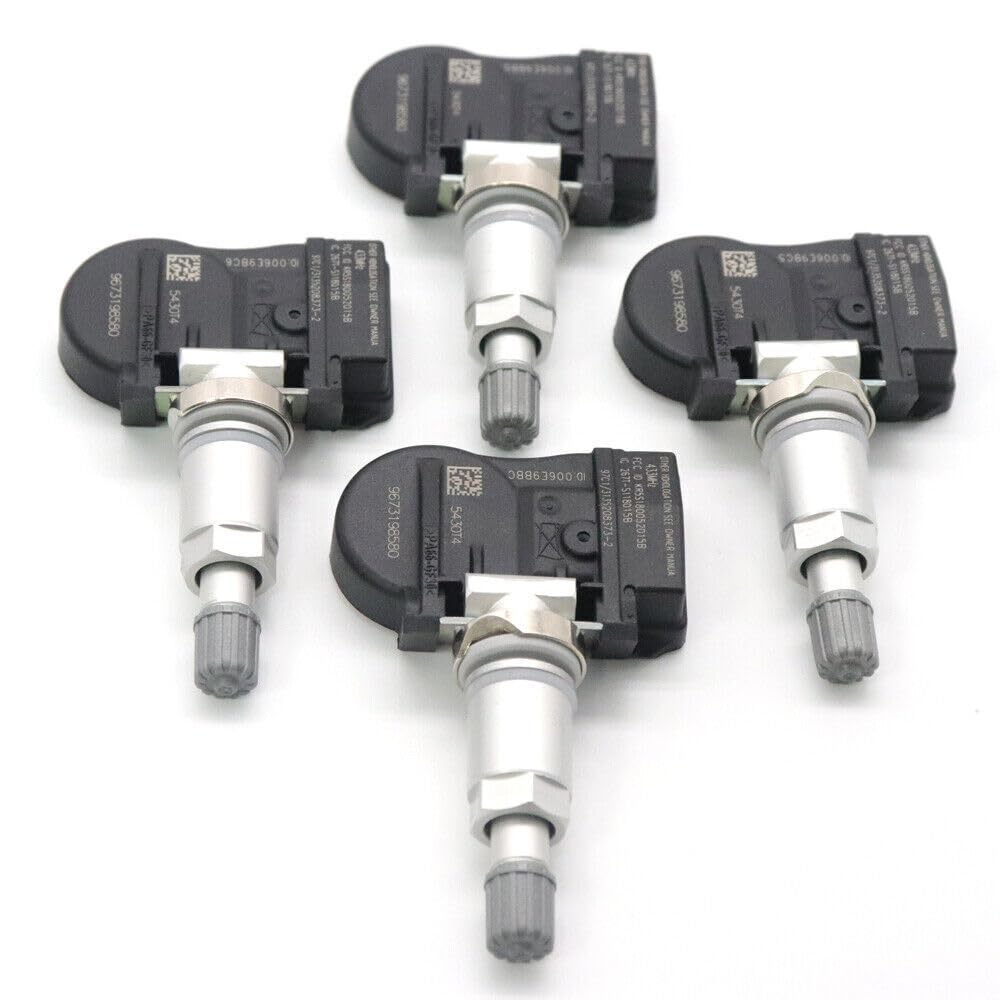ya 4 8.8 4-Pack TPMS tire Pressure Sensor for Peugeot 207 307 for Citroen C4 5430T4 9673198580
