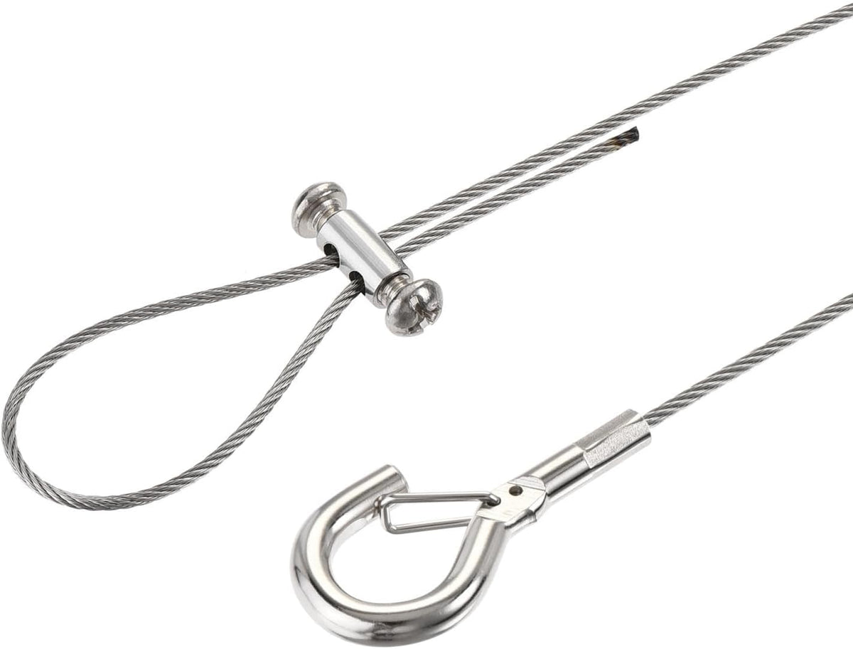 ya 26 10.21 baidi Picture Hanging Wire Kit, 2Set 1M Load 66 lbs, with Horizontal Fixing Screws