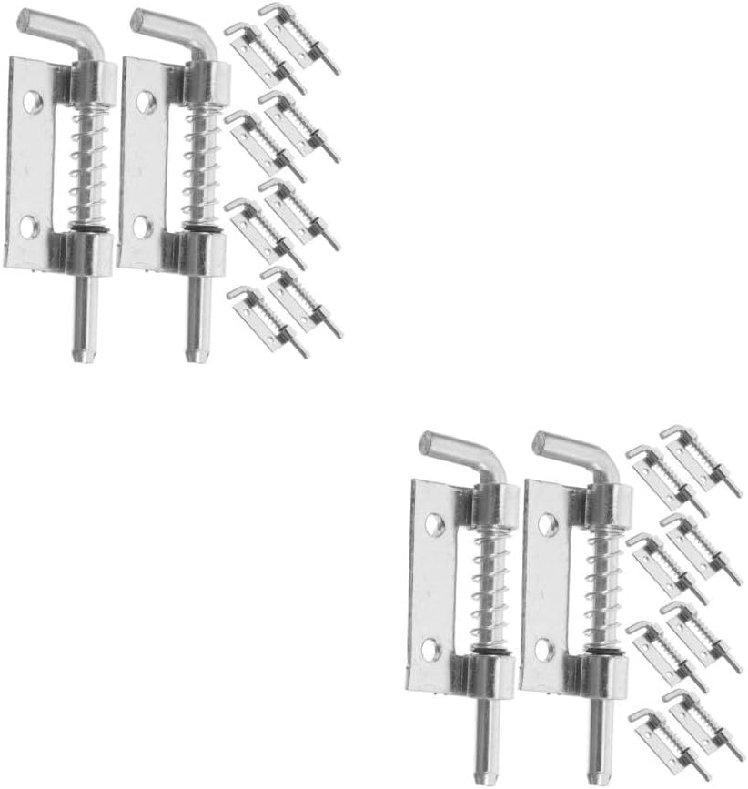ya 26 10.21 baidi 2 Pieces Spring Hin Baby Loaded Latch for Trailer Door Bolt Pin