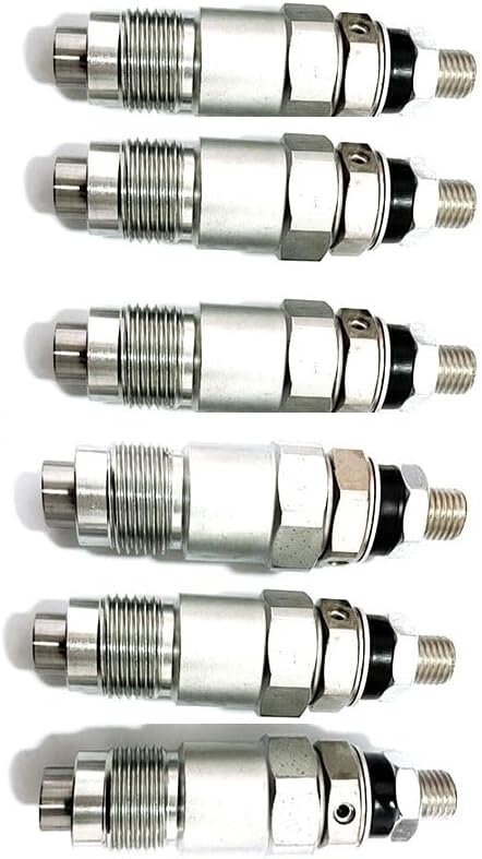 ya 12 10.8 baidi 6Pcs Diesel Fuel Injectors 093500-1800 23600-56011 compatible for Toyota 2B/B 2J/2H