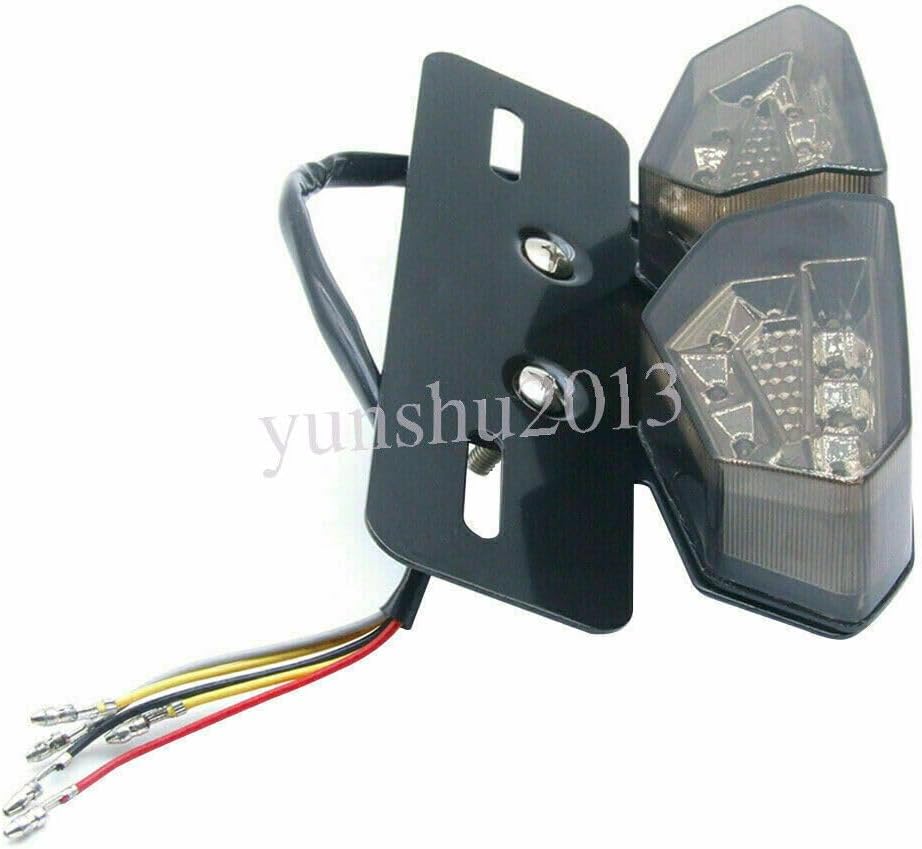 ya 4 8.24 baidi LED Motorrad R¨¹cklicht Blinker Bremslicht Heckleuchte Nummernschild Universal