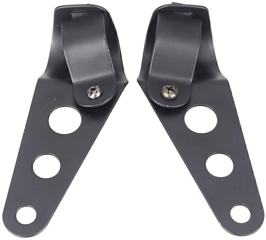 ya 9 10.24 for Cafe Racer Chopper Steel 28-38mm Motorbike Headlight Fork Ears Mount Br