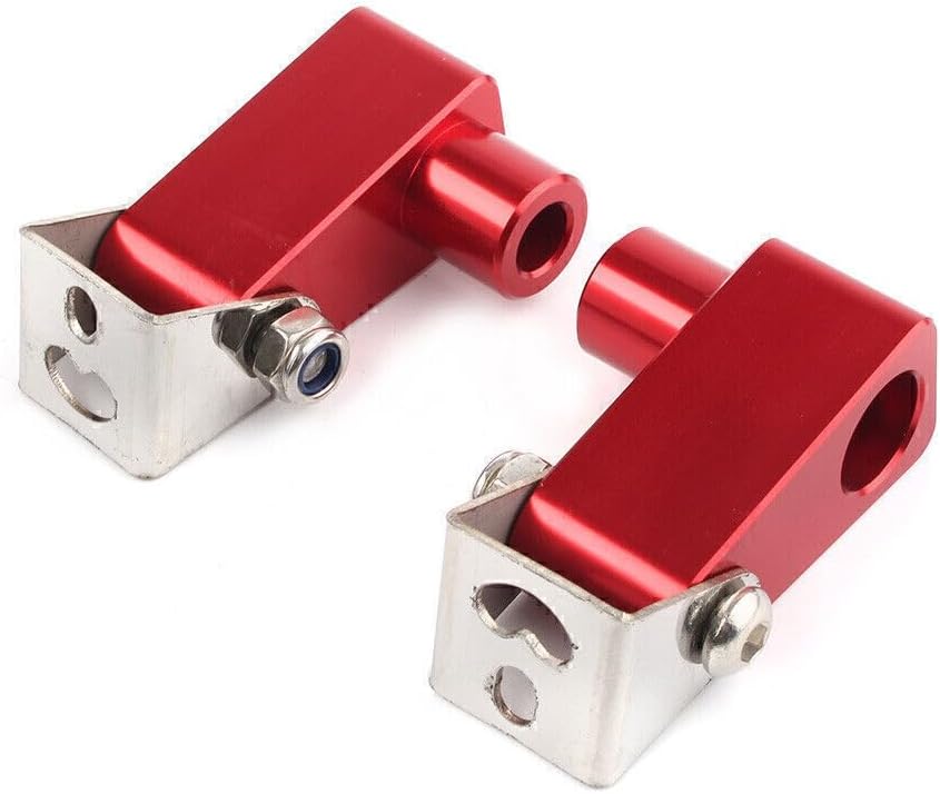 ya 28 10.13 zhengce 2 x Fog Light Bracket Fit Motorcycle Modification Support Holder Metal Allo