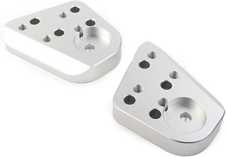 ya 4 8.24 baidi 2pcs Silver Motorcycle Handlebar Riser for BMW R1200RT R1100R R1200