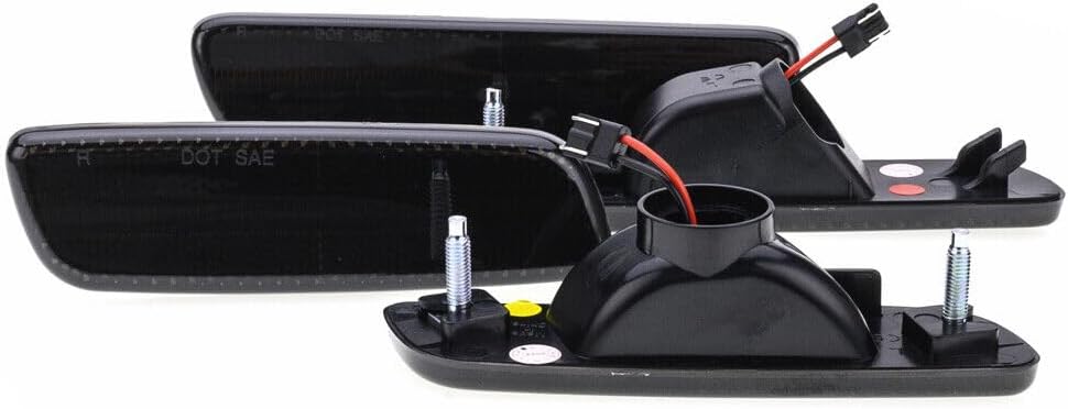 ya 7 8.24 baidi 4-Pack LED Smoked Front and Rear Side Marker Signal Lights Fenders for 01-05 for Lexus IS300
