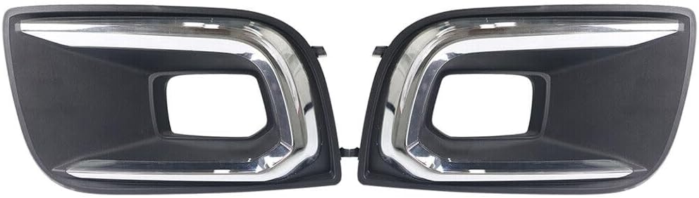 ya 4 8.14 front left and right bumper fog lamp bezel cover for 2018-2021 for Toyota Sequoia