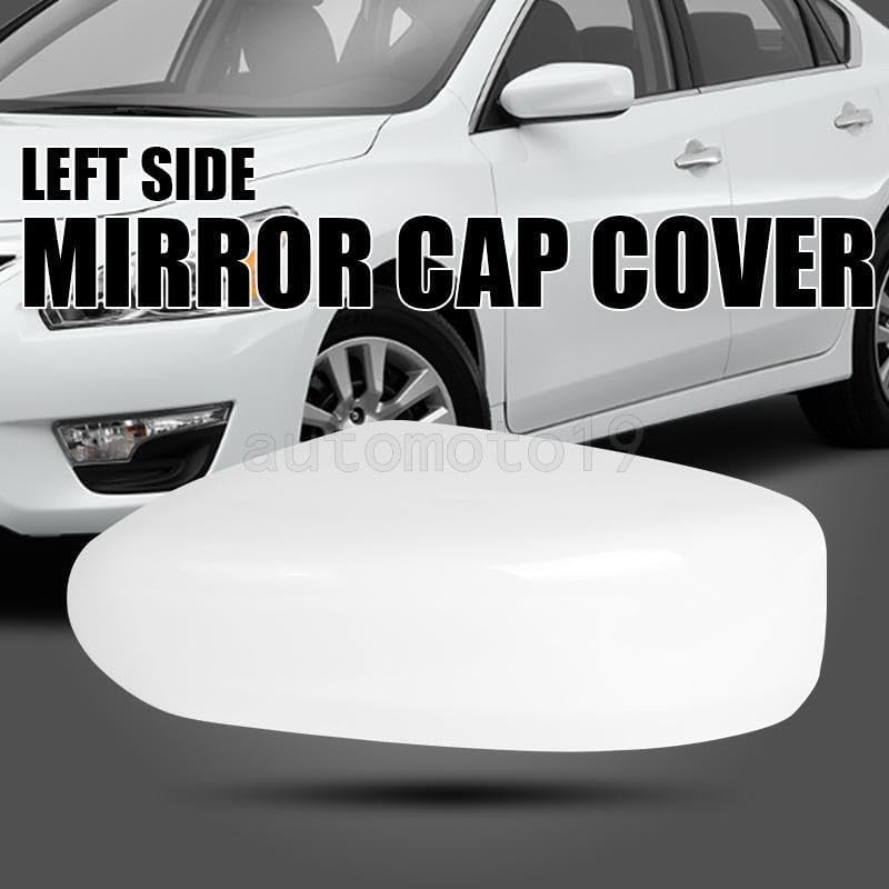 ya 11 9.14 baidiWhite Left+Right Mirror Cover Cap For 2013-2018 for Nissan for Altima Sedan 2014 2015 16