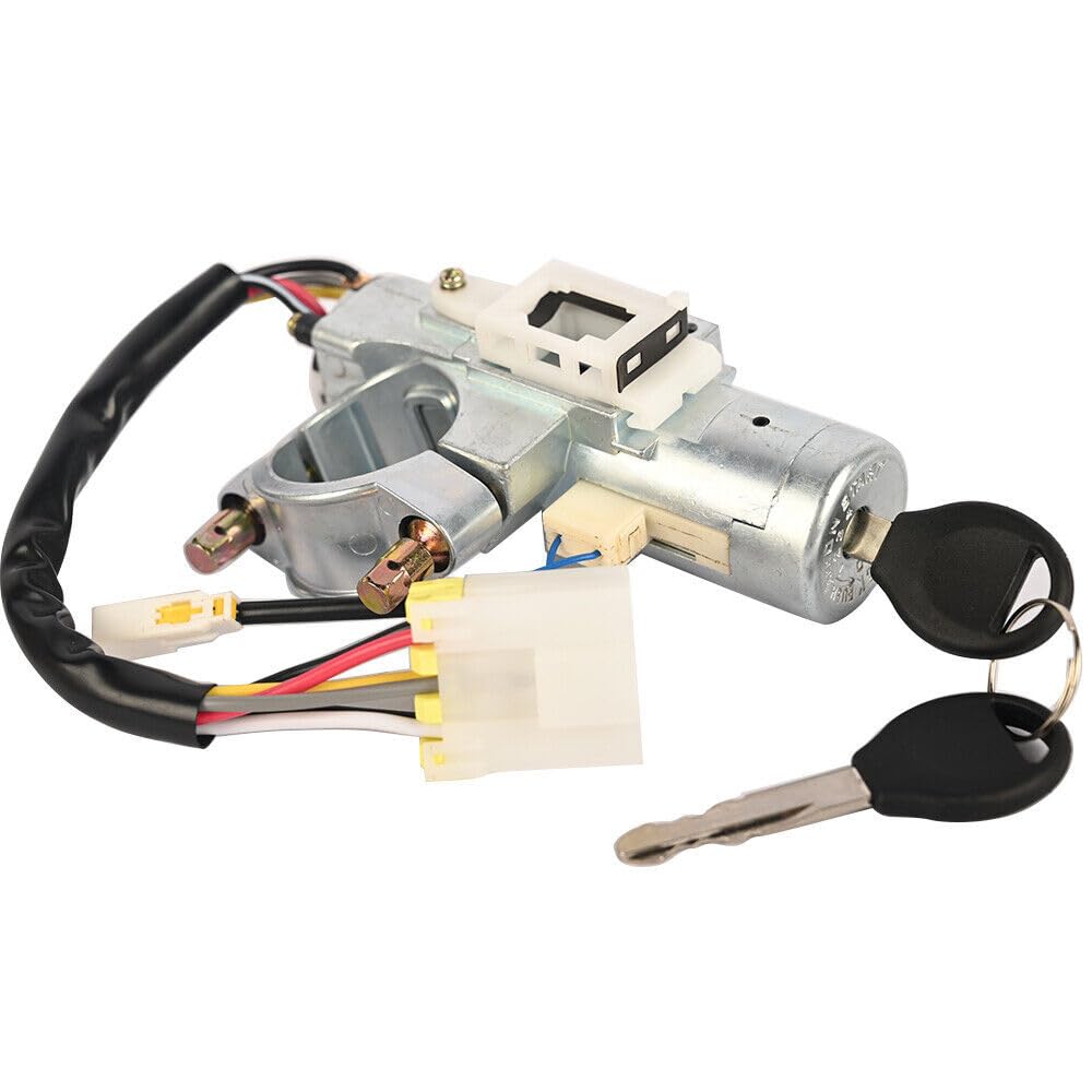 ya 9 10.24 Ignition Switch Lock Cylinder + 2 Keys for Nissan Frontier 1999-03 Xterra 2000-04-
