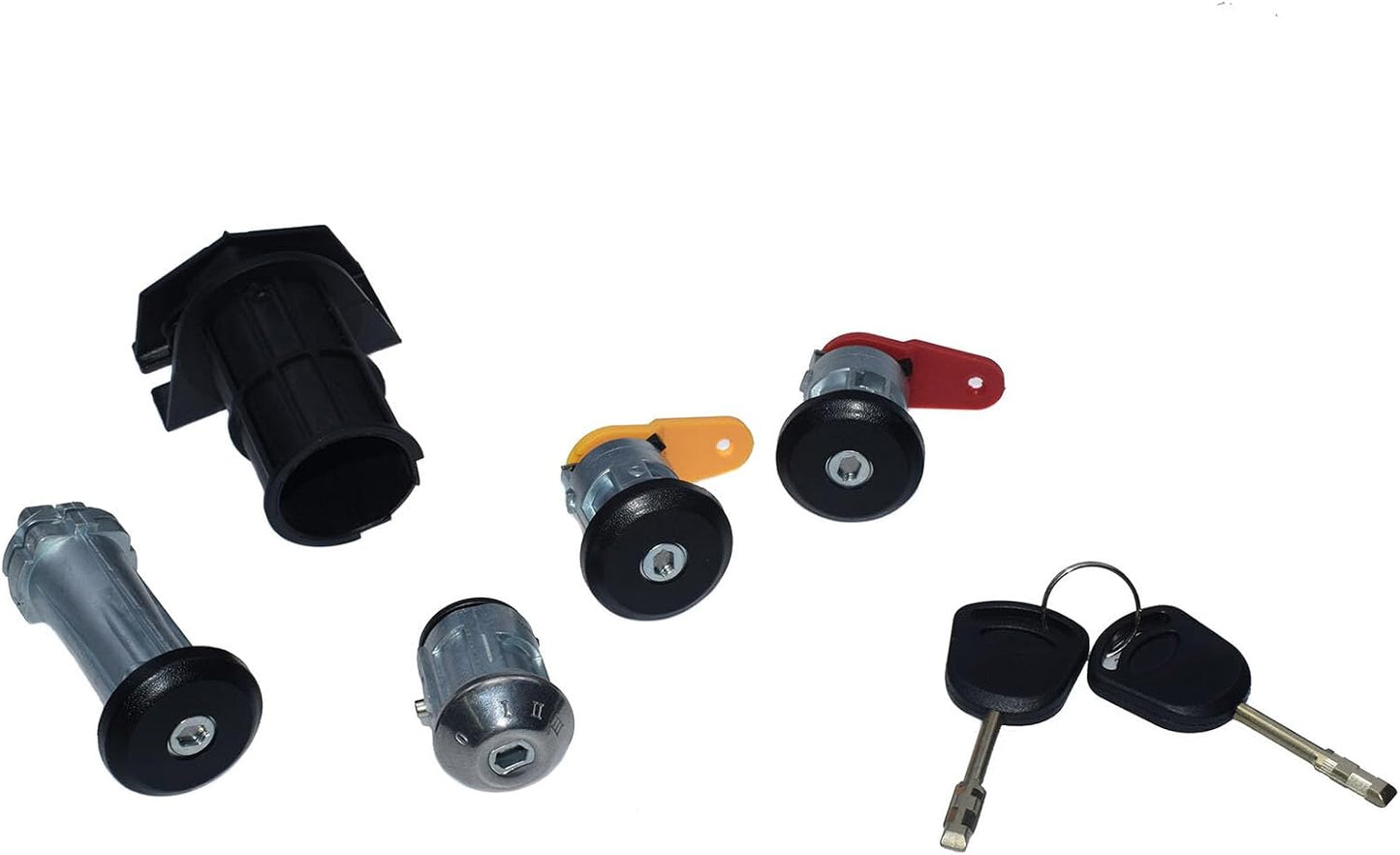 ya 5 8.10 Suitable for Ford FIESTA ESCORT COURIER KA complete door lock set + 2 KEYS 3N21-F22050BB