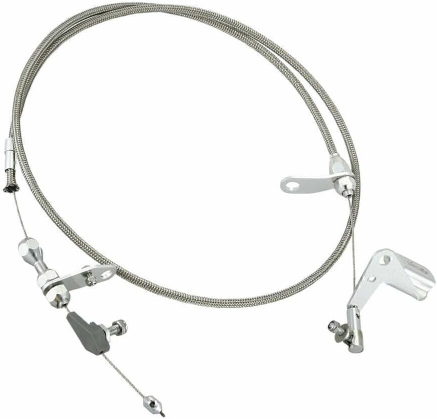 ya 10 9.16 baidi Braided Stainless Kickdown Cable Kit for 727 Torqueflite for Dodge for Chrysler U*