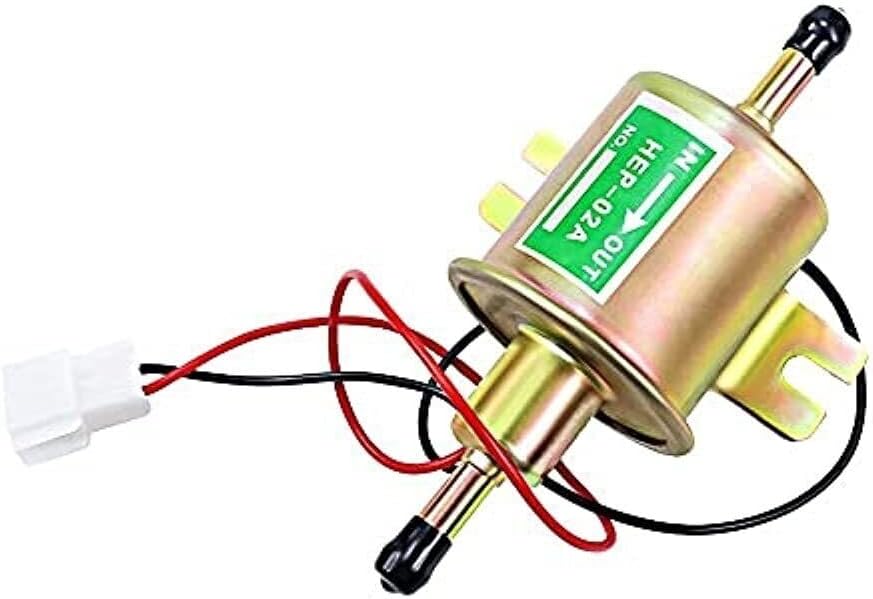 ya 5 8.24 baidi Electric Fuel Pump 12V Transfer Inline Fuel Pump for Lawn Mower Carburetor