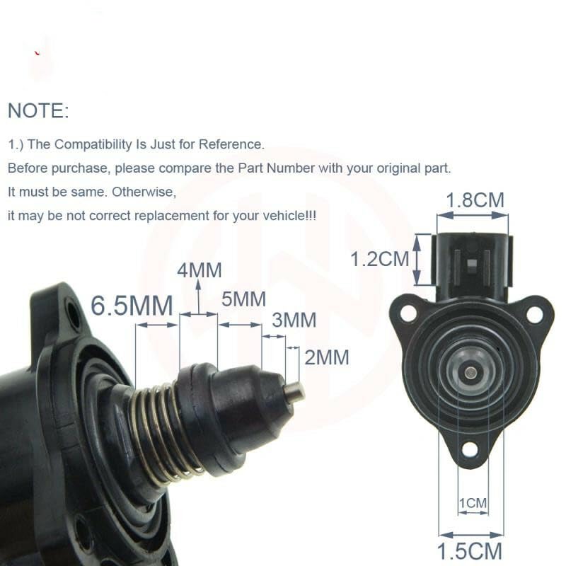 ya 2 8.15 MQ504644 Idle Air Control Valve Control Motor for Suzuki K6a Engine Fits Japan