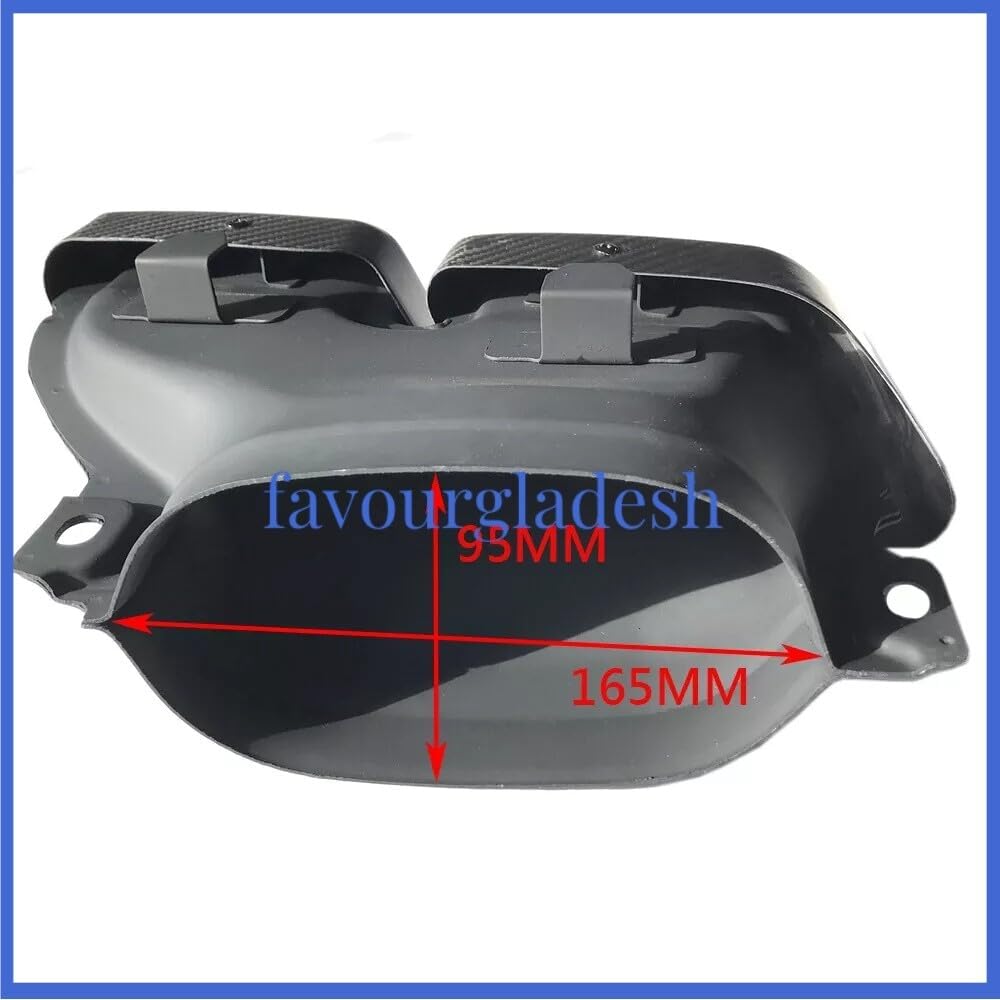 ya 6 8.24 baidi for Mercedes-benz GLC GLE C-Class W205 Akrapovic Carbon Fiber Tip Pipe