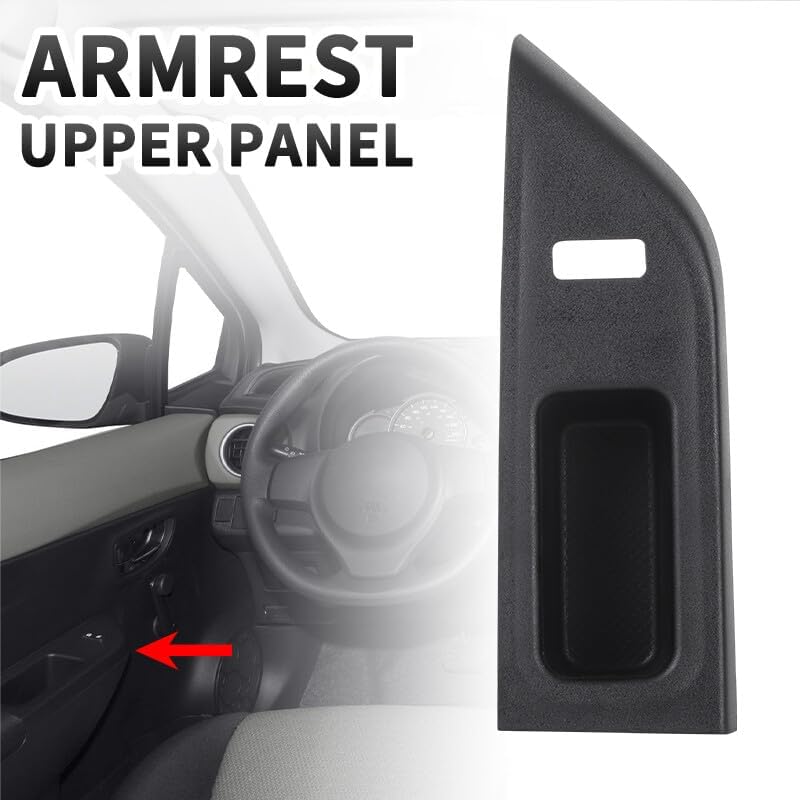 ya 5 8.10 Front Lock Switch Panel Bezel Cover Left/Right for Toyota Yaris 2012-2014 2-Door
